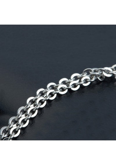 Chavin Gri 60 Cm. 3 Mm. Kolye Zinciri Erkek Çelik Zincir Df32 (478255442)