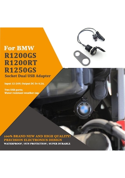 Bmw R1200Gs R1250Gs Çift Usb Şarj Adaptörü Bmw Soket Hızlı Şarj