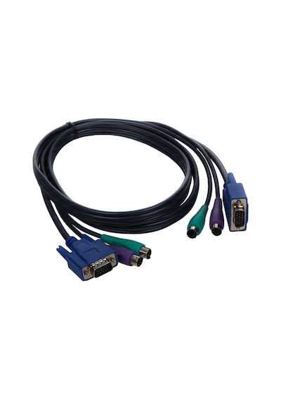 5 metre ps2 kvm switch kablosu vga dişi erkek kvm switch kablosu