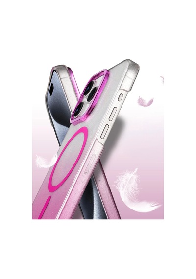 İphone 15 Pro Max Glossy Magsafe Kapak - Siyah