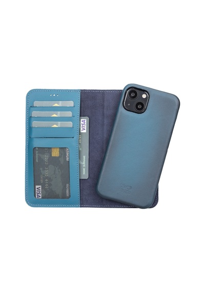 Bouletta Apple İphone 13 Uyumlu Deri Kılıf Mw36 Brn4ef