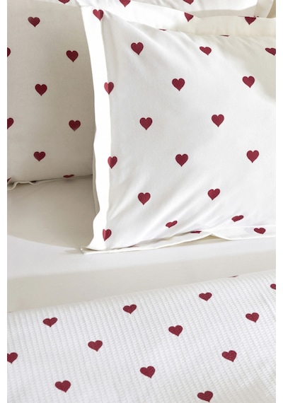 Karaca Home Amour Tek Kişilik Pike Takımı Kırmızı