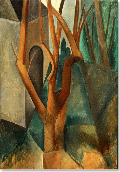 Cakasepetim La Rue-des-bois, 1908 By Pablo Picasso Ahşap Mdf Tablo