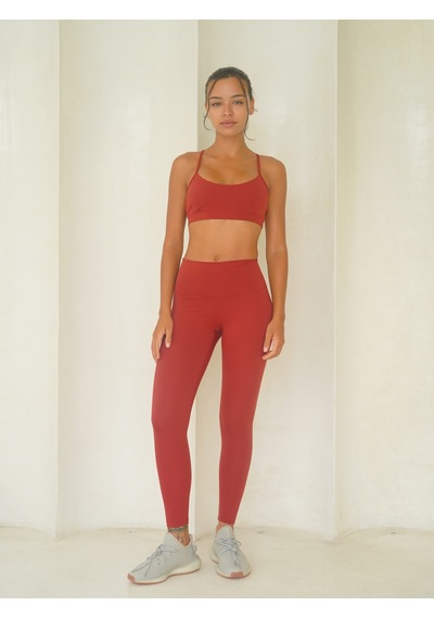 Mai Studios Co. Fold Kaplı Spor Bordo Crop Bordo