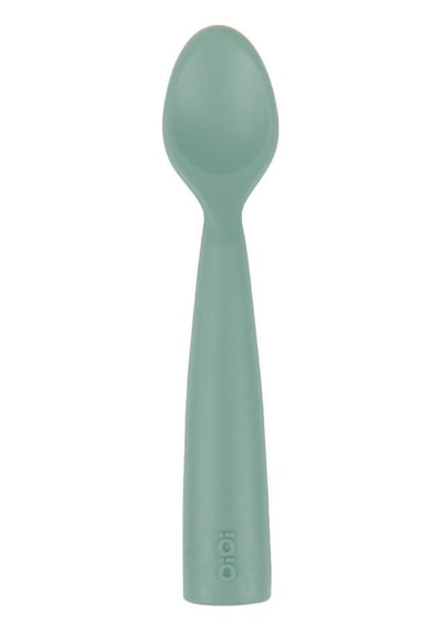 Oioi Nam Nam Silikon Mama Kaşığı - River Green Mint Yeşili