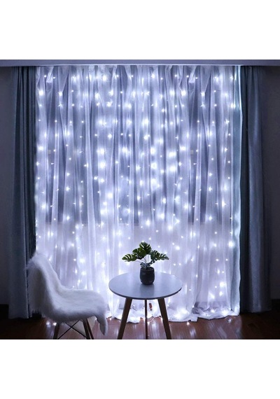 Lumenn 8 Modlu Fişli İp Perde Led Işık-Led Aydınlatma