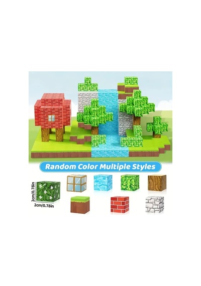 Module World 100 Parça Minecraft Tarzı Zeka Geliştici Eğitici Oyuncak