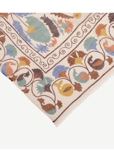 Yargıcı Soyut Desenli Şal 26yksl1100x 320 Çok Renkli
