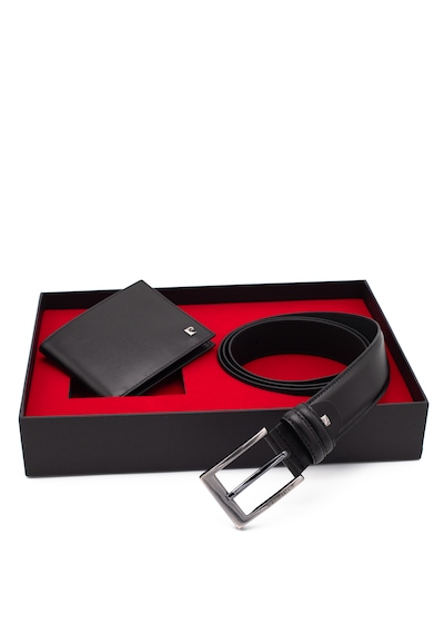 Pierre Cardin Deri Cüzdan & Kemer İkili Set Pc2009-3664f2ı Siyah