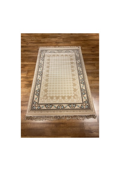 Aspero 4105b Krem-mavi Halı Çok Renkli