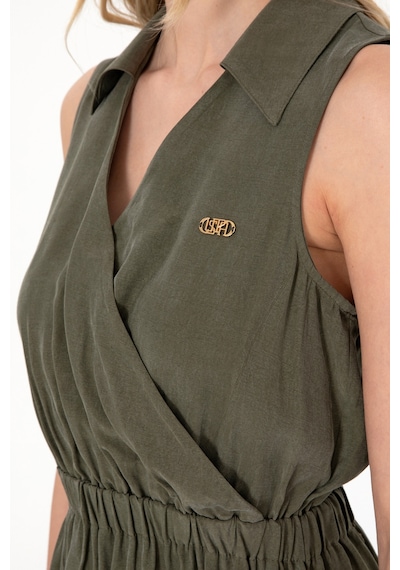 U.s. Polo Assn. Kadın Haki Elbise Dokuma 50305856-vr027 Haki