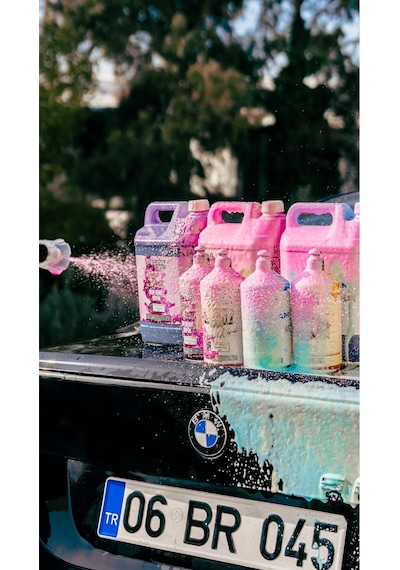 Cherry Touch Pembe Renkli Oto Yıkama Köpüğü Oto Şampuan 1 L