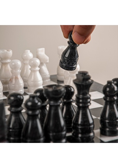 Chess Mermer Satranç Takımı M