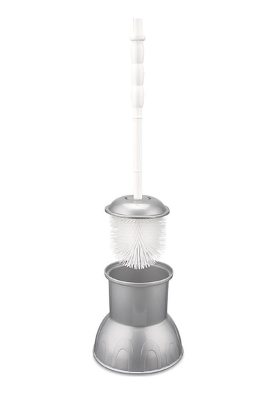 Omnisoft Flr F042 Plastik Lüks Klozet Wc Fırçası Gri