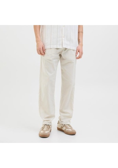 Jack&jones Jack Jones Pantolon Kane Summer Linen Blend Jogger Bej