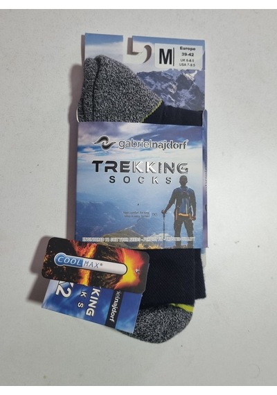 Gabriel Najdorf Termal Trekking Çorap Lacivert-yeşil-gri