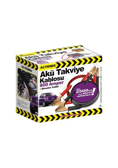 Automix 44413 Akü Takviye Kablosu 800 Amper
