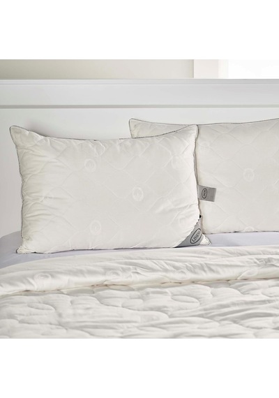 Linens Fluffy Pamuk Standart Yastık Açık Dore