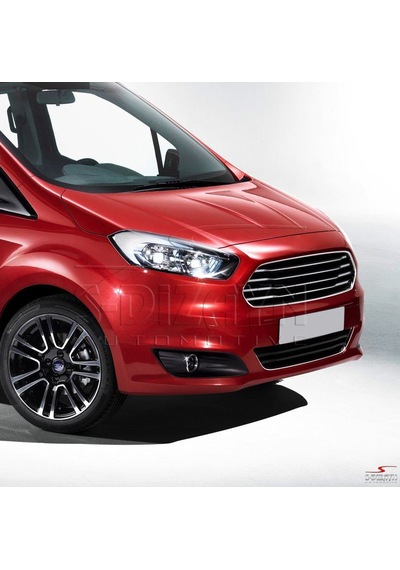 S-Dizayn Ford Courier Krom Sis Farı Çerçevesi 2 Prç 2014-2017