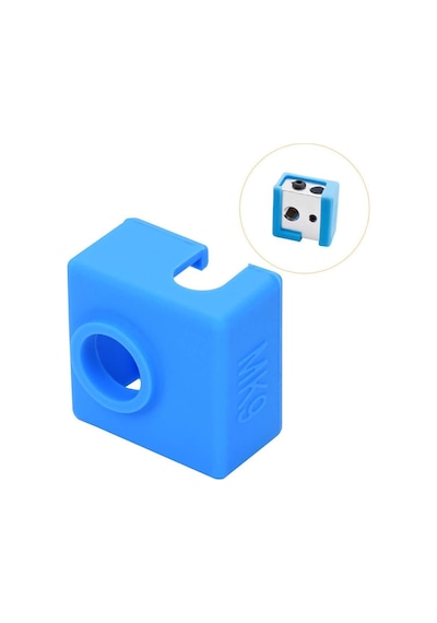 Koodmax 2 Adet E3d-v6 Mk8/mk9 Alüminyum Isıtıcı Blok Silikon Kılıfı - Mavi