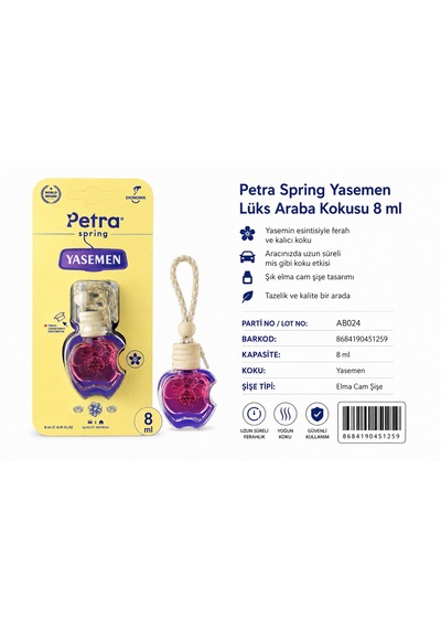 Yasemen Lüks Araç Kokusu 8ml 001