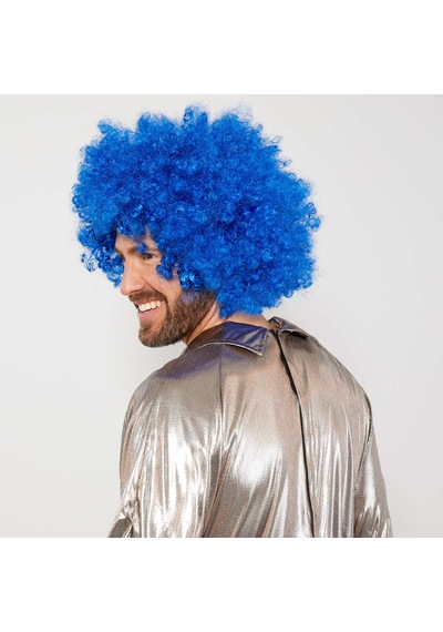 Mi Renk Kıvırcık Afro Bonus Peruk Çok Renkli