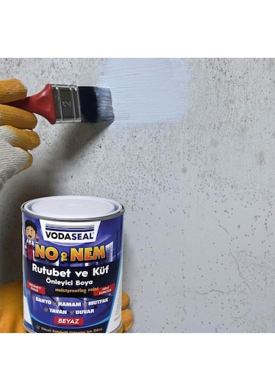 Vodaseal No To Nem Rutubet Ve Küf Önleyici Boya 1 Kg Beyaz