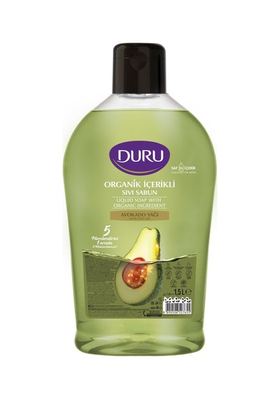 5 Adet Duru Sıvı Sabun Avokado 1,5l