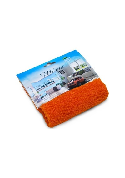 Wilma Secret Mikrofiber Pasta Cila Bezi 40 X 40 Cm Turuncu 4 Adet Şeffaf