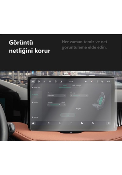 Skoda Superb 10 İnç Mat Ekran Koruyucu Multimedya Şeffaf