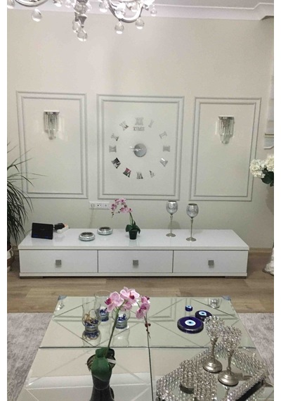 Decozza Boyanabilir 2,5 Cm Hazır Çerçeve Mastik Hediyeli