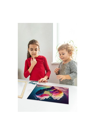 Ahşap Çerçeveli Puzzle - Tablo Hthp - 013 23 X 32 120 Parça