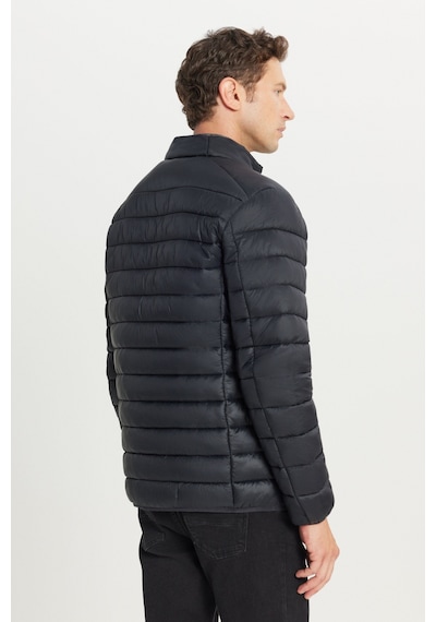 Ac&Co / Altınyıldız Classics Standart Fit Normal Kesim Dik Yaka Erkek Mont Siyah