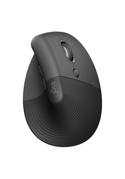 Lift Kablosuz Ergonomik Dikey Mouse, 57 Dikey Açı, 4000 Dpı, Sessiz, Küçük Ve Orta Eller İçin, Bluetooth, Logi Bolt Usb Alıcı, 24 Ay Pil Ömrü, Siyah