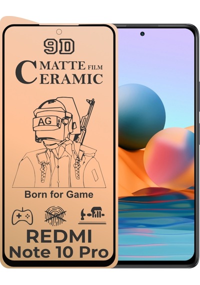 Xiaomi Redmi Note 10 Pro Ekran Koruyucu Mat Seramik Nano