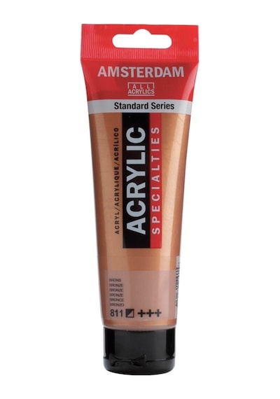 Amsterdam Akrilik Boya 120 ml. 811 Bronze (Metalik)