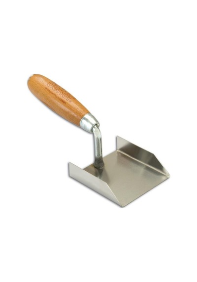 Dekor 237 Paslanmaz Köşe Malası Ahşap Saplı 8 CM