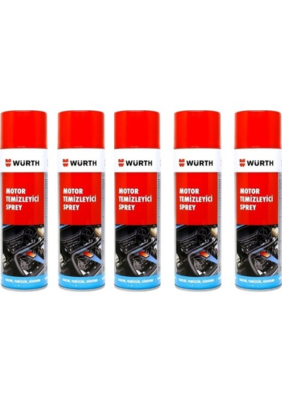 Hızlı Motor Temizleme Spreyi 500 Ml 5 Adet