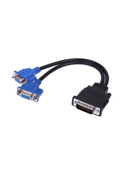 Dms-59 Dms59 Vga Splitter Kablo - 59 Pin Dvi To 2 Vga Çevirici