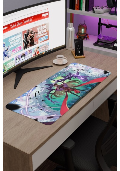 Beidou Genshin Impact Anime Gacha V1 - 70x30 Xl Gaming Mouse Pad Fare Altlığı