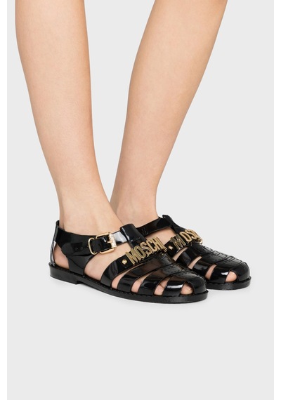 Moschino Bayan Sandalet Ma16501g1o261mpm20000 Siyah Moschino Bayan Sandalet Ma16501g1o261mpm20000 Siyah