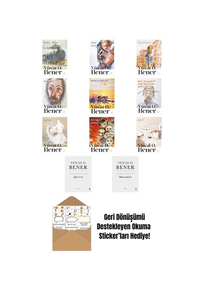 Vüsat O. Bener 11 Kitap Set + Okuma Sticker'ları
