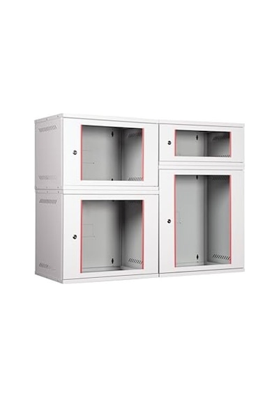 Metal Kabinet, Duvar Tipi 19" Güvenlik Kutusu, 542mm Genişlik