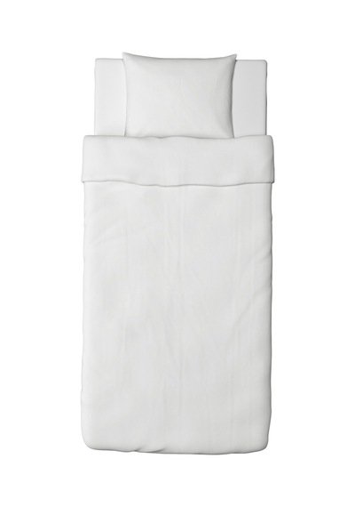 Ikea Dvala Tek Kişilik Nevresim Takımı 150 X 200 Cm Beyaz