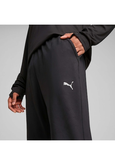 Puma Cloudspun Erkek Dar Paça Koşu Eşofman Altı 526637 01 Siyah