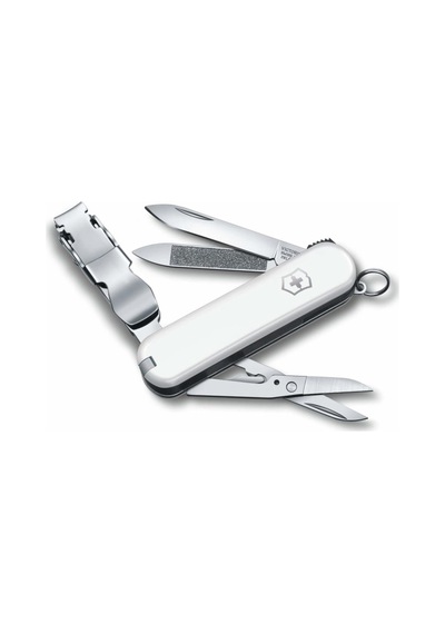 Victorinox 0.6463.7 Beyaz Tırnak Makaslı Kamp Çakı Beyaz