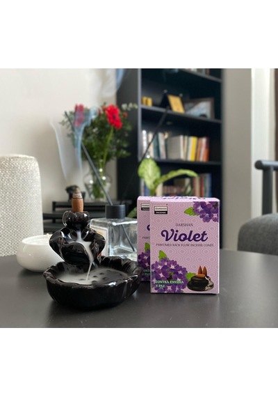 Menekşe Kokulu Çiçeksi Geri Akış Tütsü