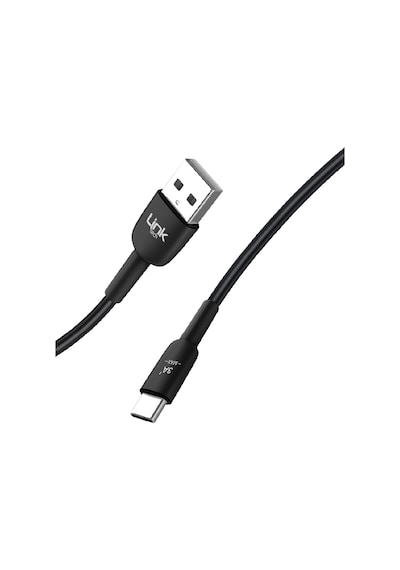 Linktech C303 Safe 18W USB-A Tip-C Kablolu Hızlı Şarj Cihazı Seti Siyah 1 Adet