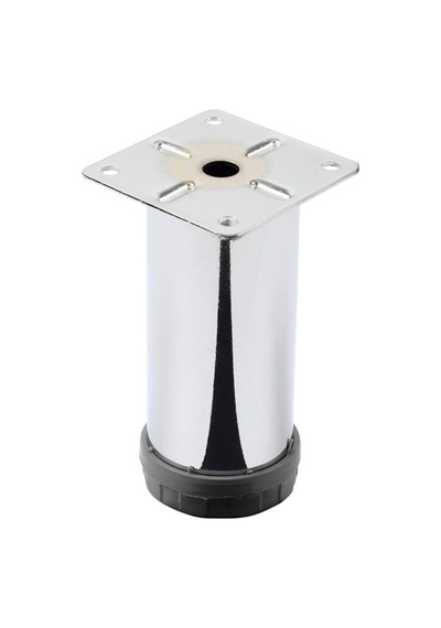 Eym 4 Adet Mobilya Ayağı Metal 10 Cm Alttan Ayarlı 42 Mm Krom Ayak Sku: Zeusstk2f240fa523 1 Adet Gümüşi