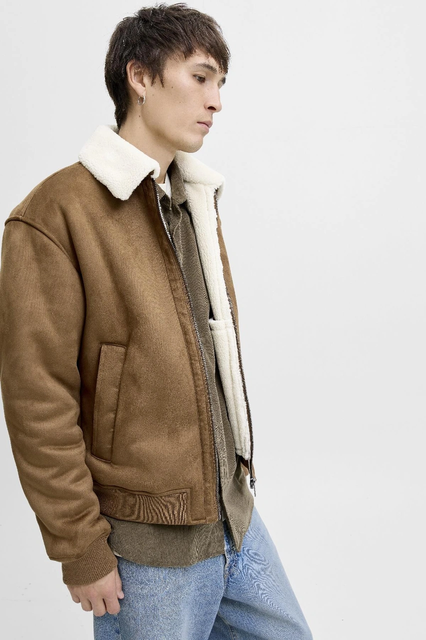 Jack & Jones Erkek Jprccluke Bomber Ceket Siyah, Yüksek Kalite, Fermuarlı, Uzun Kollu, Günlük Kullanıma Uygun Kahverengi Jack & Jones Erkek Jprccluke Bomber Ceket Siyah, Yüksek Kalite, Fermuarlı, Uzun Kollu, Günlük Kullanıma Uygun Kahverengi